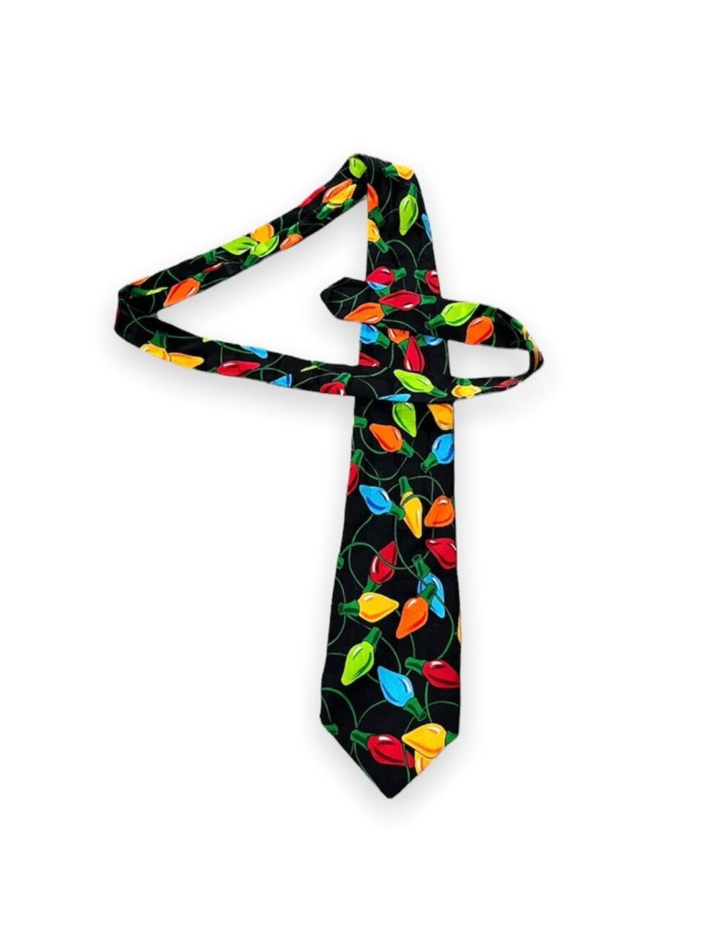 Addiction Holiday Lights Formal 100% Silk Men’s Neck Tie